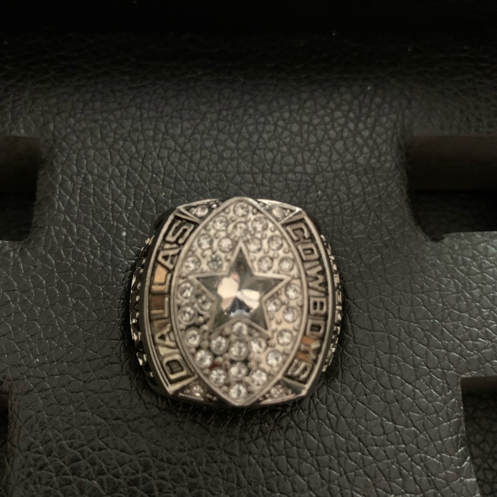 Dallas Cowboys Troy Aikman Silver Size 11 Beautiful Ring. Make an fair offer